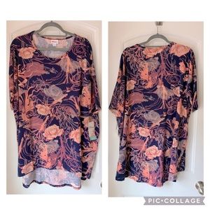 Lularoe Irma in pink Maleficent print